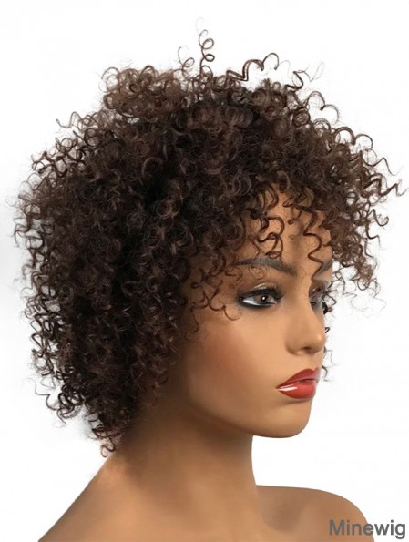 Wigs with Black Root Afro African American Full Wigs Hair Replacement