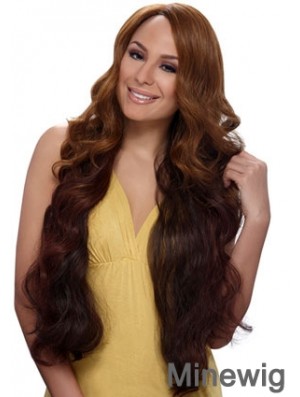 Buy African American Wigs Online With Synthetic Auburn Color Wavy Style