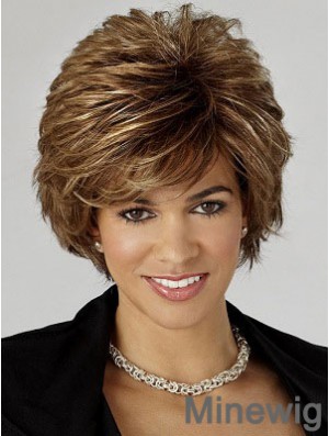 Wavy Brown Cheapest Short Classic Wigs