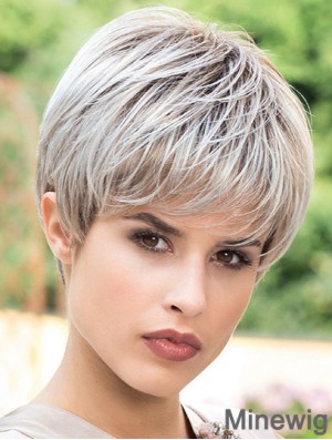 Fashion 6 inch Straight Boycuts Short Wigs