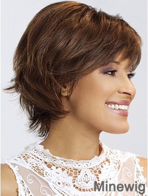 Wavy With Bangs 8 inch Stylish Short Wigs