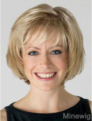 Lace Front Short Straight Blonde Fabulous Bob Wigs