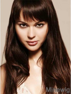 Remy Human Hair Auburn Fringe Extensions